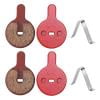 Accesorios para bicicletas 2 pares de pastillas de freno para bicicleta de montaña piezas de disco de freno de ciclismo semimetálicas de resina JShteea El nuevo