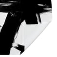 thumbnail image 6 of Creative Products Black Paint Strokes 71x74 Shower Curtain, 6 of 7