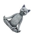 thumbnail image 1 of Shengyu Statue d'Animal Bouddha Statue de Chien Chat Yoga Pose Décontractée Déco Commémorative pour la Maison Déco de Méditation Déco de Yoga Chat Chat, 1 of 6
