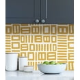 thumbnail image 4 of Black Pepper Paperie Yellow Traverse Peel & Stick Wallpaper, 4 of 6