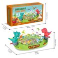 thumbnail image 2 of Muyoka Juguetes de dinosaurios para 2 jugadores Juegos de mesa de dinosaurios Juguetes Desarrollar reconocimiento Disparos Batalla Juego de mesa Entre padres e hijos Juegos de disparos de dinosaurios Muyoka Hogar, 2 of 6