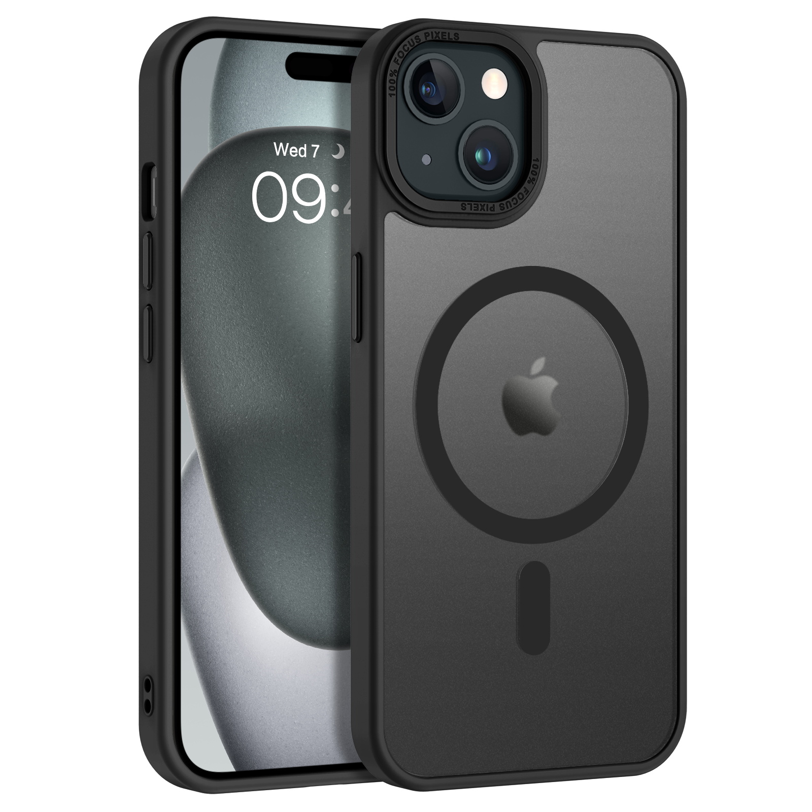 Iphone 15 Case with Magnetic, 6.1" Tpu Pc Frosted Anti Slip Full Protective Case, BENTOBEN Precision Cut Magnetic Phone Case, Strong Magnetic Suction Case for Iphone 15