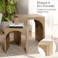 thumbnail image 4 of Mesas anidadoras Relso Arch Duo de madera maciza de mango, juego de 2, 4 of 8