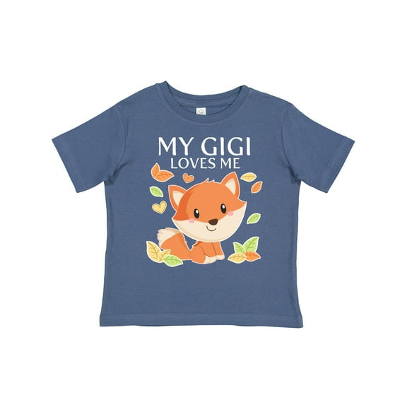 Inktastic My Gigi Loves Me Little Fox Boys or Girls Toddler T-Shirt