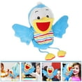thumbnail image 4 of Marioneta de mano de pato de dibujos animados, juguete interactivo de peluche vívido, marioneta de mano con boca móvil, 4 of 4