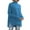 Blue, variant on Sanbonepd Womens Sweaters Solid Color Turtleneck Long Sleeve Knit Comfortable Pullover Sweater