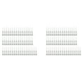 thumbnail image 1 of 100Pcs Double Layer Plastic Ball Tee Soft Low Resistance Golf Golf Training Tool White, 1 of 5