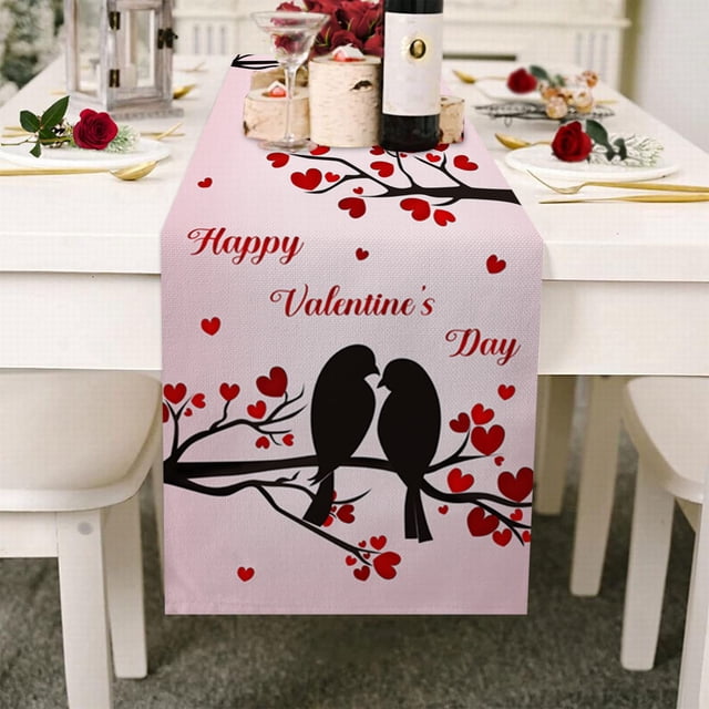 Liquidation! Ymkly Robe de Fête, Cheesecloth, Mode Femmes Tissu Bande Élastique Double Couche Écharpes Cheveux Impression Florale Queue de Cheval Saint-Valentin Drapeau Rouge, Cadeau Saint-Valentin
