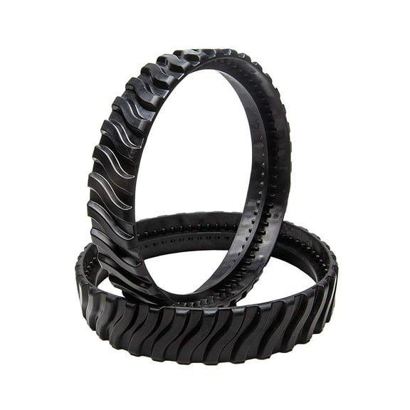 Zodiac Pool Cleaner Rubber Track, 2PC Zodiac Mx8 Parts, Front Tire Kit Front With Super Hump, Exact Fit For Swimming Pool Cleaner