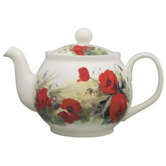 Roy Kirkham ER3217 130 ml Poppy Large Teapot, Multi Color