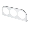 thumbnail image 1 of 52mm 2" Triple 3 Hole Metal Car Universal Console Dashboard Gauge Holder Pod Meter Mount Panel Shell Bracket Silver Tone, 1 of 1