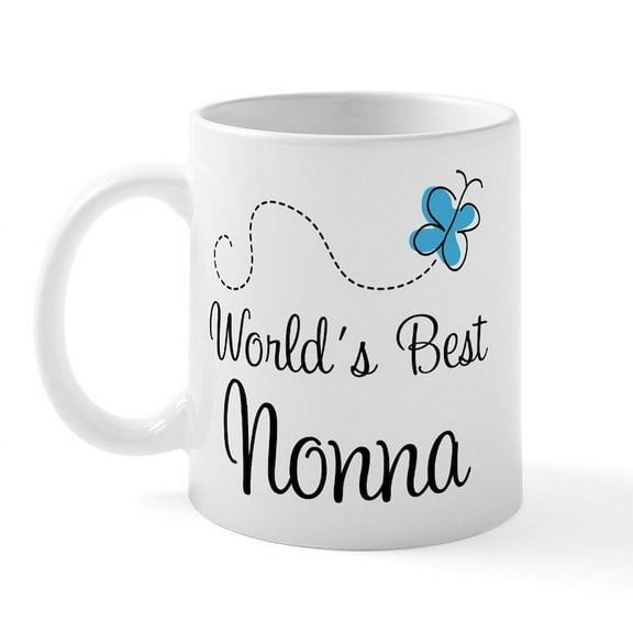 CafePress - Nonna (World's Best) Mug - 11 oz Ceramic Mug - Novelty Coffee Tea Cup