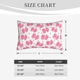 thumbnail image 4 of Lsque pink polka dot bows Pattern Pillow Case – Soft & Cozy Throw Pillow Cover, Hypoallergenic Cushion Case for Sleeping Women with Envelope Closure-16"x24", 4 of 6