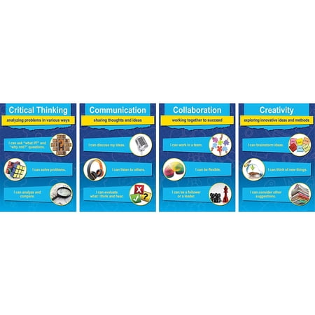 UPC: 0704068038905 | Barker Creek 4-C Skills Poster Set 4/Set BC3890
