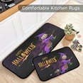 thumbnail image 5 of Flying Witch Kitchen Rugs 2 Pieces, Halloween Night Floor Mat Room Area Rug Washable Carpet Perfect for Living Room Bedroom Entryway Carpet Runner, 5 of 7