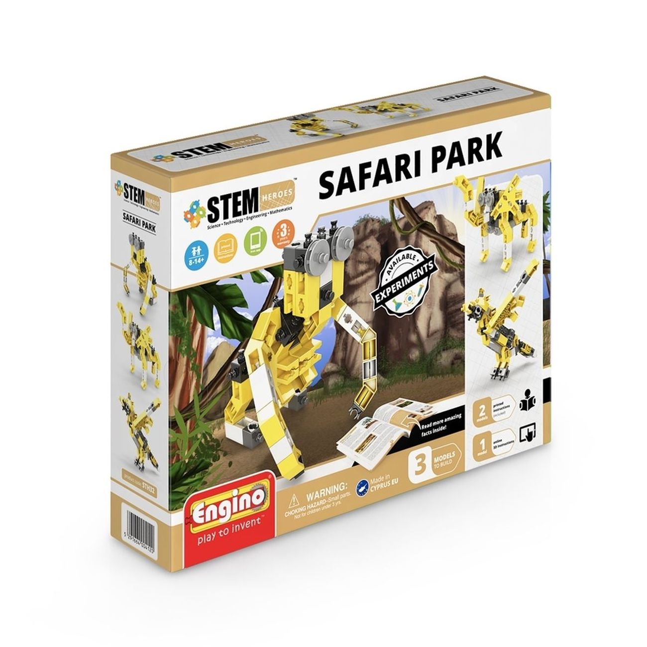 Engino STEM Heroes Skorpion Bausatz – Pädagogisches Konstruktionsspielzeug, ENSH12