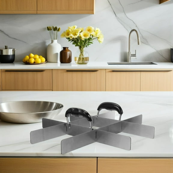 OFFIGAM Brownie Cutter Tool with Stainless Steel Blade for Precise Slicing, Easy to Use, Kitchen Baking Accessory