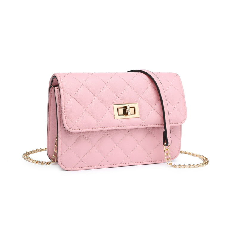 Women's Quilted Leather Crossbody Purse