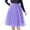 Purple, variant on Womens Pleated Knee Length Skirt Adult Tutu Dancing Skirt Plaid Skirt for Women plus Size Swimsuit Skirt Cover Ups for Women Long Full Skirt for Bed Skirts for Women Summer Petite Work Skirt for Women