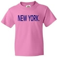 thumbnail image 3 of Inktastic New York in Blue Text Youth T-Shirt, 3 of 5