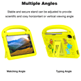 thumbnail image 6 of Lightweight Portable Case for iPad Mini 7 (A17 Pro) 2024 / iPad Mini 6 2021 Letter Pattern Kids Shockproof Cover with Pencil Holder and Shoulder Strap, 6 of 9