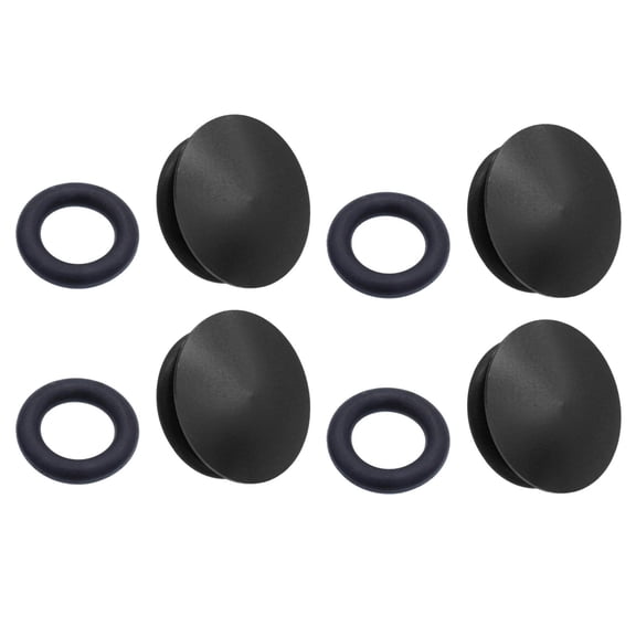 Bike Crank Set Screw Top Water Dust Bike Bottom Bracket Crank for Hollow Crank, Crank Arm Fixing Bolts , Black