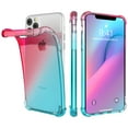 thumbnail image 2 of TORUBIA For iPhone 11 6.1 Inch Case Soft TPU Thicken Scratch Resistance Color Gradient Phone Back Cover Pink-green, 2 of 9