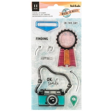 Vicki Boutin Where To Next Clear Stamps 13/Pkg-Finding Joy