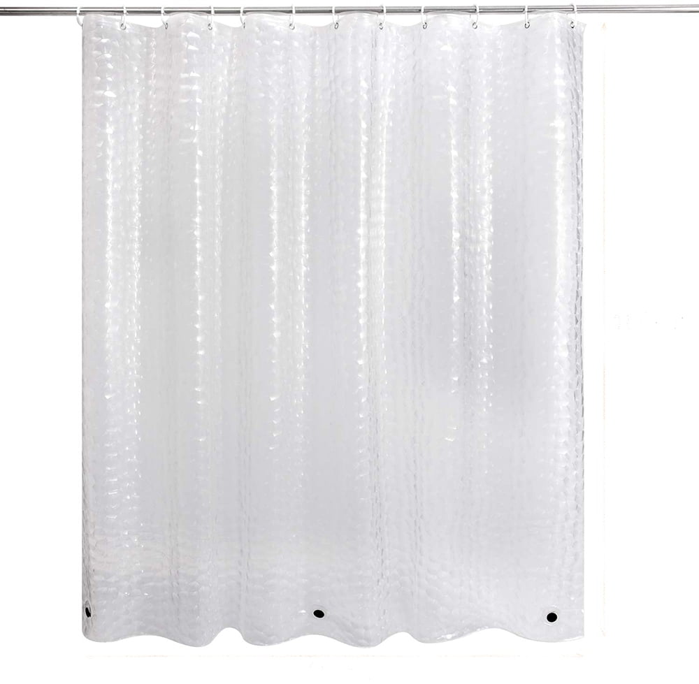 AntiMold Shower Curtain With Weight Below, Waterproof
