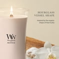 thumbnail image 4 of WoodWick Large Hourglass Candle, Vanilla Sea Salt Scented, Premium Soy and Paraffin Wax Blend, Crackles as it burns, Great for gifting, 21oz, 4 of 8