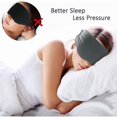 thumbnail image 5 of Máscara para dormir: máscara para dormir ultra suave y cómoda para dormir en casa, viajar LEH, 5 of 5