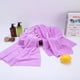 thumbnail image 1 of Nvzi pieza de toallas de baño, toalla de baño de vellón coral de alta densidad, baño, deportes, toalla de 27,56 x 55,12 pulgadas (morado claro), 1 of 5