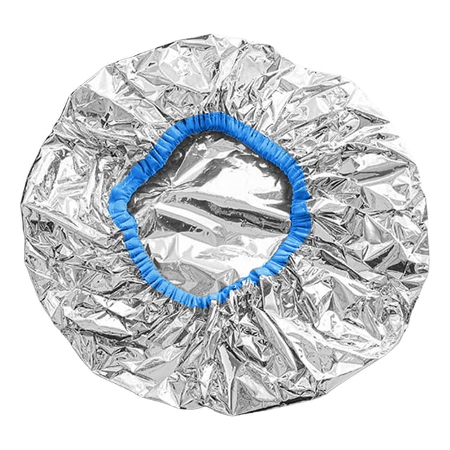 12 Pieces Deep Conditioning Caps Aluminum Foil Reusable Hair Processing Hair Coloring Shower Caps For Home Salon Use