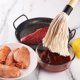 thumbnail image 5 of Fregona para salsa barbacoa y adobo con mango largo de madera, paquete de 2 y 2 cabezales de repuesto de algodón extra para asar, asar a la parrilla y ahumar bistecs Vhermosa MZQ-0548, 5 of 8