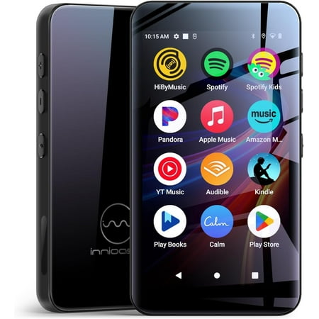 160GB MP3 Player with and WiFi, MP3 Player with Spotify, Spotify , , Play Store, Parental Manager App, Calm, 4" Full Touch Screen MP4 Music Player for (Black)