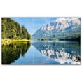 thumbnail image 1 of Picture-Tiles.com: Lakes Ceramic Tile Wall Mural WAL500799-53S. 21.25"W x 12.75"H using (15) 4.25" x 4.25" Ceramic Tiles-Satin Finish, 1 of 3