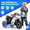 thumbnail image 3 of KALNUR 12V Motorcycle for Kids, Electric Motorcycle with 3 Wheels&Music ,Ride on Toys for Boy Girl, 3 of 8