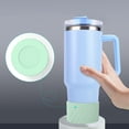 thumbnail image 4 of Funda de silicona para taza de agua Funda protectora para taza de agua Funda para taza recta antideslizante con aislamiento Funda para taza práctica para deportes al aire libre, 4 of 5