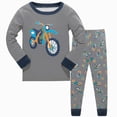 thumbnail image 2 of UAYOTSE Boys Cartoon Pajama Set Kids Toddler 6 12 18 24 Months 2T 3T 4T fit Pjs Soft Breathable Long Sleeve Top Pants Sleepwear Size 2-3 Years, 2 of 4
