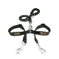 thumbnail image 3 of Mighty Paw Double Dog Leash | Dual Pet Leash with Soft, Padded Rope Handle, and Tangle-Free 360° Swivel Hook. Adjustable Length for Small or Large Dogs. Weather-Resistant Climbers’ Rope Leash, 3 of 10
