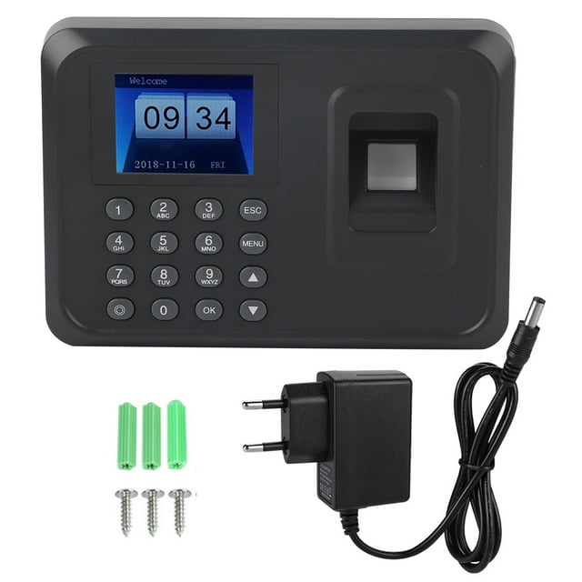 Fingerprint Attendance Recorder, TFT Color Screen Clock , For Offices Factory
