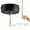 Black, variant on 60mm Round Pull Chain Switches Fixtures 150cm Long Cord Strong Metal Housing Decorative Lamp Control Device for Ceiling