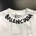 thumbnail image 4 of BALENCIAGA100 % Original De Los Hombres Y Las Mujeres De La Moda Escote Letra Impreso Camiseta Parejas Suelto Transpirable Descansopangjing, 4 of 4