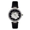 thumbnail image 1 of Empress EMPEM3101 Anne Automatic Semi-Skeleton Leather-Band Watch, Black, 1 of 3