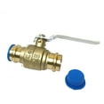 thumbnail image 1 of Full Port Brass Press Ball Valve Lead Free 250 Working PSI with SS Ball, 1 of 1