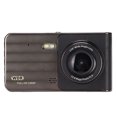 thumbnail image 4 of Registrador Dash Cam 1080p FHD Dual Lente 170 Monitor de Estacionamiento de Gran Angular Grabación de Bucle Gsensor Campo de Pantalla de 4 Pulgadas Para Automóviles, 4 of 7