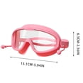 thumbnail image 3 of Waterproof Swim Goggles High Definition Anti-Fog Clear Vision • Soft Comfortable Seal • HD Transparent Lens • Adjustable Strap • 1 Pack Pool Training, 3 of 5