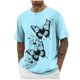 thumbnail image 1 of Camisetas de Manga Larga para Hombre de Algodón, Impresión Cuello Redondo Moda Casual Camisetas de Manga Corta para Diario Y Casual, 1 of 5