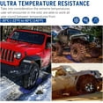 thumbnail image 6 of BUNKER INDUST Off-Road Traction Boards, 2 Pcs Recovery Tracks Traction Mat for 4X4 Jeep Mud, Sand, Snow Traction Ladder-Blue Tire Traction Tool, 6 of 7
