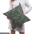 thumbnail image 5 of Tropical Fabric by the Yard, Exotic Pattern of Monstera Leaves Hawaiian Plantation, Upholstery Fabric for Dining Chairs Home Decor Accents, Grey Reseda Green by Ambesonne, 5 of 5